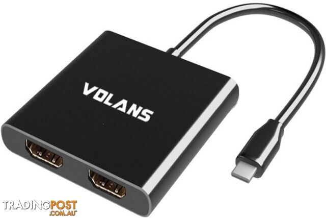 Volans USB-C to Dual HDMI