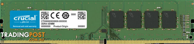 Crucial 16GB DDR4 UDIMM 3200MH