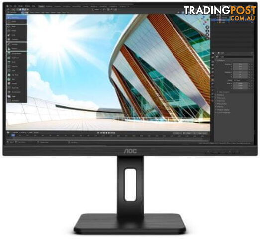 AOC  24&#8221;IPS, 1920&#215;1080 Spk, Height Adjust