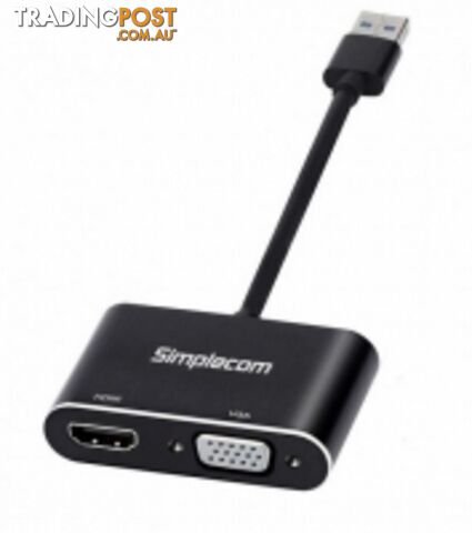 Simplecom USB3 to HDMI + VGA
