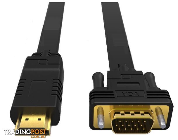 HDMI to VGA 2m Male to Male