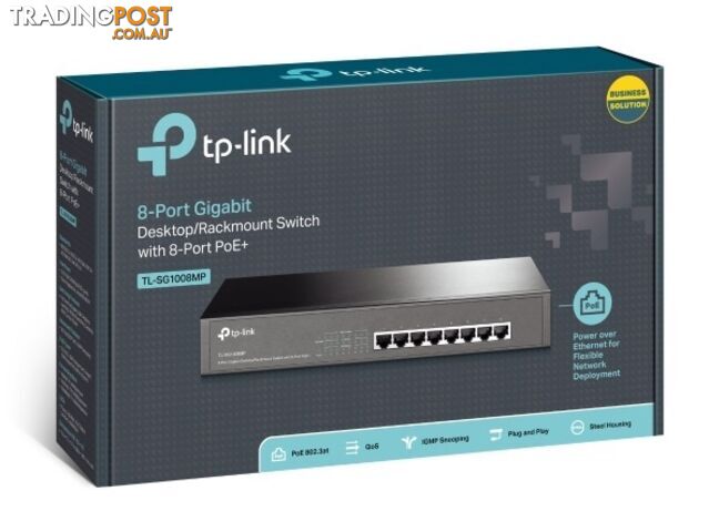 TP-Link 8-Port Gig 8 POE