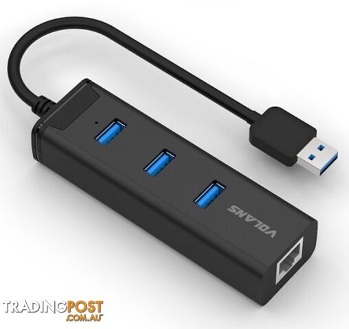 Volans 3 Port USB 3.0 GIG Eth