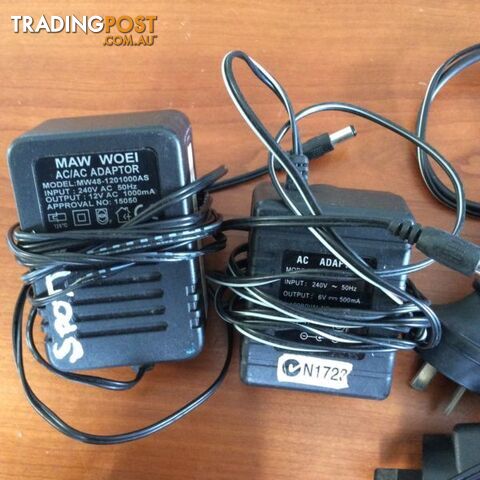 AC cables 12v,9v, etc - photo 2 of 5
