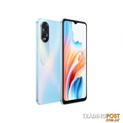 OPPO A18 6.56in HD+ LCD Sunlight Display Nano SIM 4GB RAM 128GB Phone - Glowing Blue - photo 2 of 5