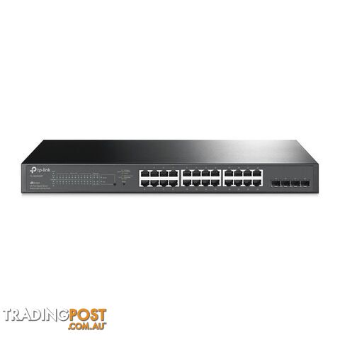 TP-Link TL-SG2428P JetStream 28-Port Gigabit Smart Switch with 24-Port PoE+ with Total 250W