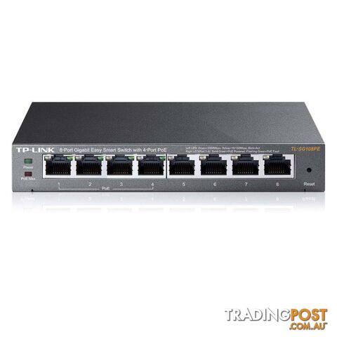 TP-Link TL-SG108PE 8-Port Gigabit Easy Smart Switch