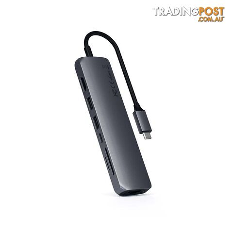Satechi USB-C Slim Multiport with Ethernet Adapter - Space Grey - photo 2 of 3