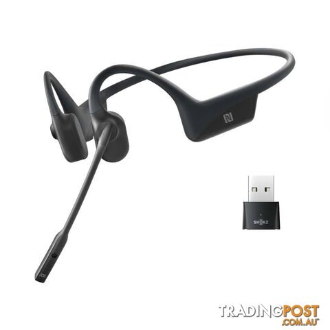 Shokz OpenComm UC 2 Wireless Bone Conduction Bluetooth Headset USB-A Adapter