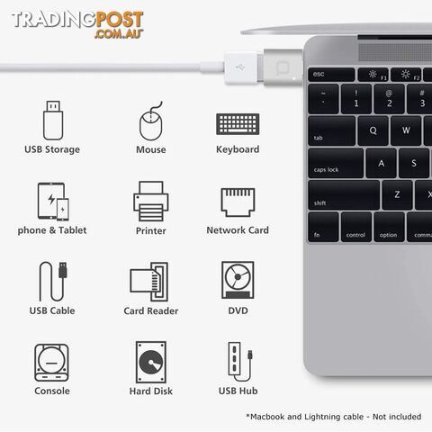 Nonda USB-C to USB 3.0 Mini Adaptor - Silver (Mac compatible) - photo 3 of 3