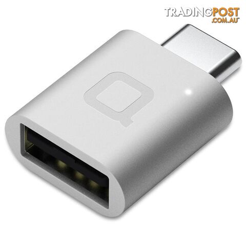 Nonda USB-C to USB 3.0 Mini Adaptor - Silver (Mac compatible)