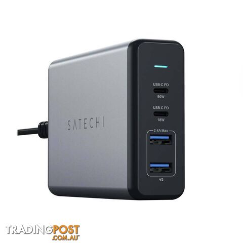 Satechi 108W Pro USB-C PD Desktop Charger - Space Grey - photo 2 of 4