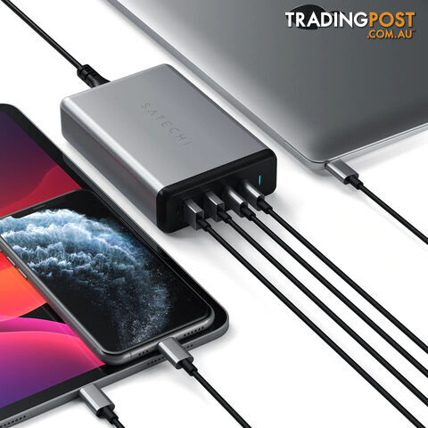 Satechi 108W Pro USB-C PD Desktop Charger - Space Grey - photo 4 of 4