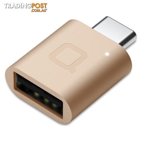 Nonda USB-C to USB 3.0 Mini Adaptor - Gold (Mac compatible)