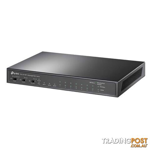 TP-Link TL-SL1311P 8-Port 10/100Mbps + 3-Port Gigabit Desktop Switch with 8-Port PoE+ - photo 2 of 3