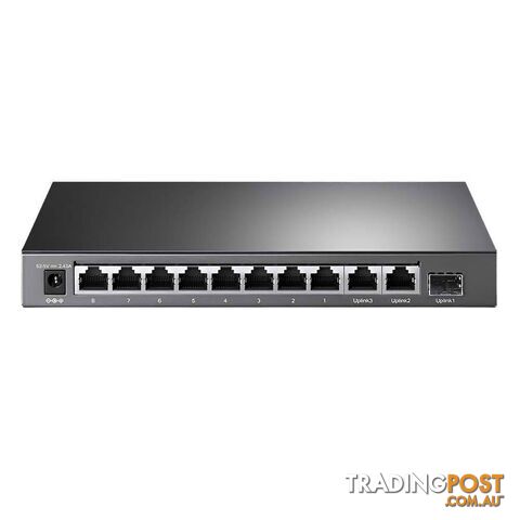TP-Link TL-SL1311P 8-Port 10/100Mbps + 3-Port Gigabit Desktop Switch with 8-Port PoE+ - photo 3 of 3