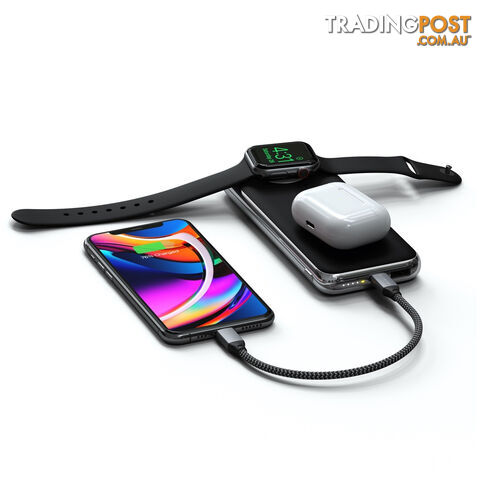 Satechi Quatro 10000mAh Wireless Power Bank with Apple Watch Charger - photo 2 of 5