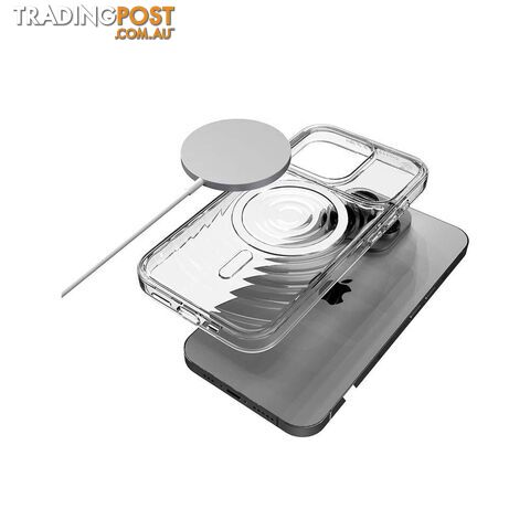 STM Reawaken Ripple MagSafe iPhone 15+ - Clear [stm-322-409FL-01] - photo 4 of 4