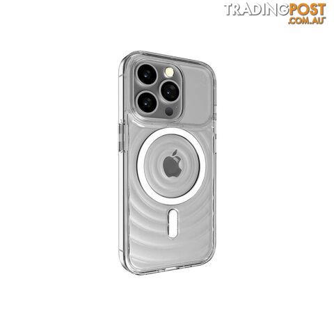 STM Reawaken Ripple MagSafe iPhone 15+ - Clear [stm-322-409FL-01] - photo 3 of 4