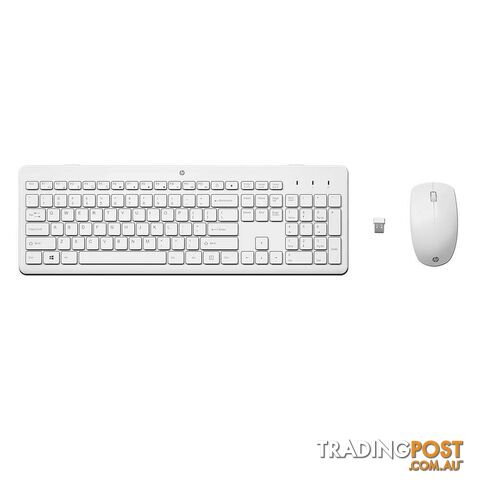 HP 230 Wireless Mouse and Keyboard Combo - White [3L1F0AA]