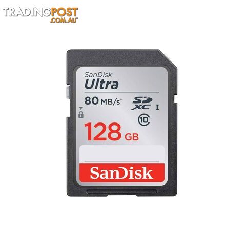 SanDisk Ultra 128GB SDXC Class-10 UHS-I SD Card 80MB/s