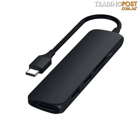 Satechi Slim USB-C Multiport Adapter V2 - Black - photo 3 of 4