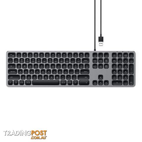 Satechi Aluminium Wired Keyboard For Mac - Space Grey