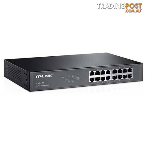 TP-Link TL-SG1016D 16-Port Gigabit Desktop / Rackmount Switch - Metal Housing - photo 2 of 3