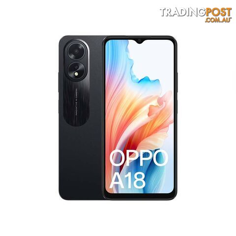 OPPO A18 6.56in HD+ LCD Sunlight Display Nano SIM 4GB RAM 128GB Phone - Glowing...