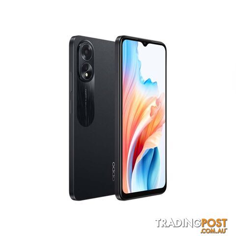 OPPO A18 6.56in HD+ LCD Sunlight Display Nano SIM 4GB RAM 128GB Phone - Glowing Black - photo 2 of 5
