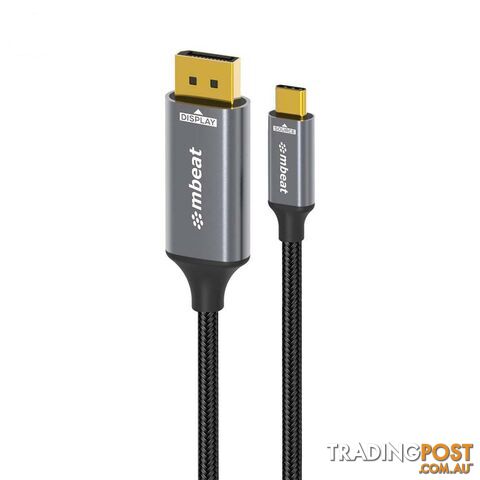 mbeat Tough Link 8K 1.8m USB-C to DisplayPort Cable [MB-XCB-8K18CDP]