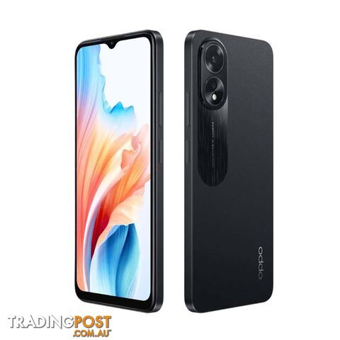 OPPO A38 6.56in Dual Nano SIM 4GB RAM 50MP AI Camera 128GB Phone - Glowing Black - photo 2 of 4