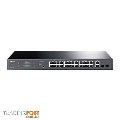 TP-Link TL-SG1428PE 28-Port Gigabit Easy Smart Switch w24-Port PoE+ 2SFP Up to 250W