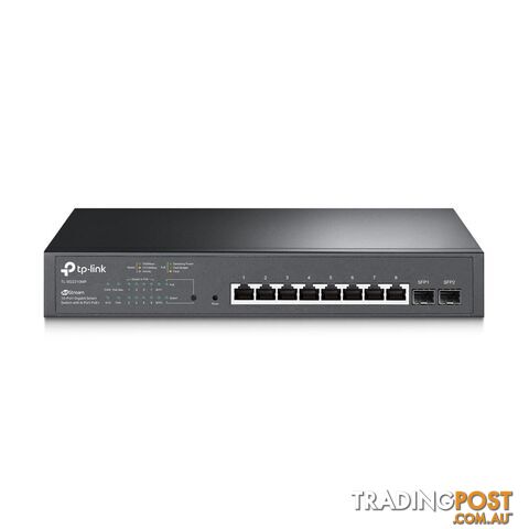 TP-Link TL-SG2210MP JetStream 10-Port Gigabit Smart Switch with 8-Port PoE+ 150W