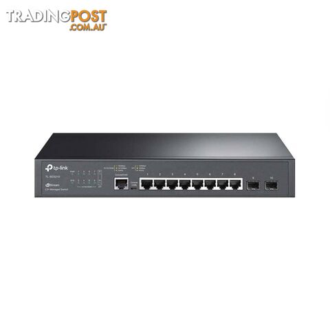 TP-Link TL-SG3210 JetStream 8-Port Gigabit L2+ Managed Switch with 2 SFP Slots
