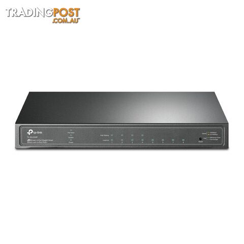 TP-Link TL-SG2008P JetStream 8-Port Gigabit Smart Switch with 4-Port PoE+ Power Budget 62W