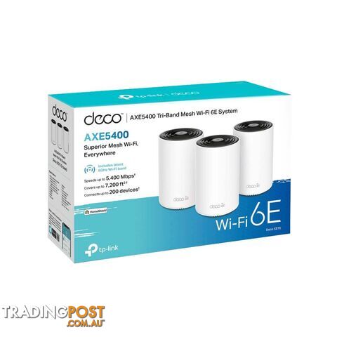 TP-Link Deco XE75 Pro(3-pack) AXE5400 Tri-Band Mesh Wi-Fi 6E System - photo 4 of 4