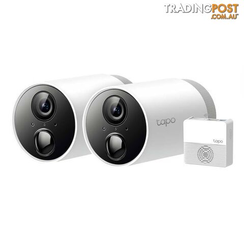 TP-Link Tapo C400S2 Smart Wire-Free Security Camera System 2Pack