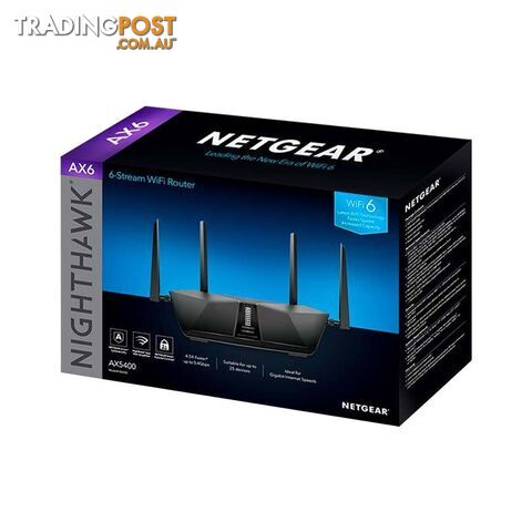NETGEAR RAX50 Nighthawk AX5400 AX6 6-Stream WiFi 6 Router - photo 2 of 5
