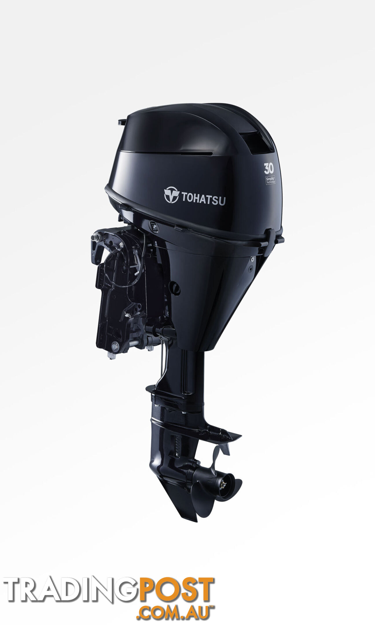 TOHATSU MFS30C S SHORT SHAFT MANUAL START, 4STROKE, 15" SHAFT  BATTERYLESS EFI