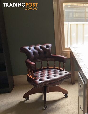 Leather Captains Chair