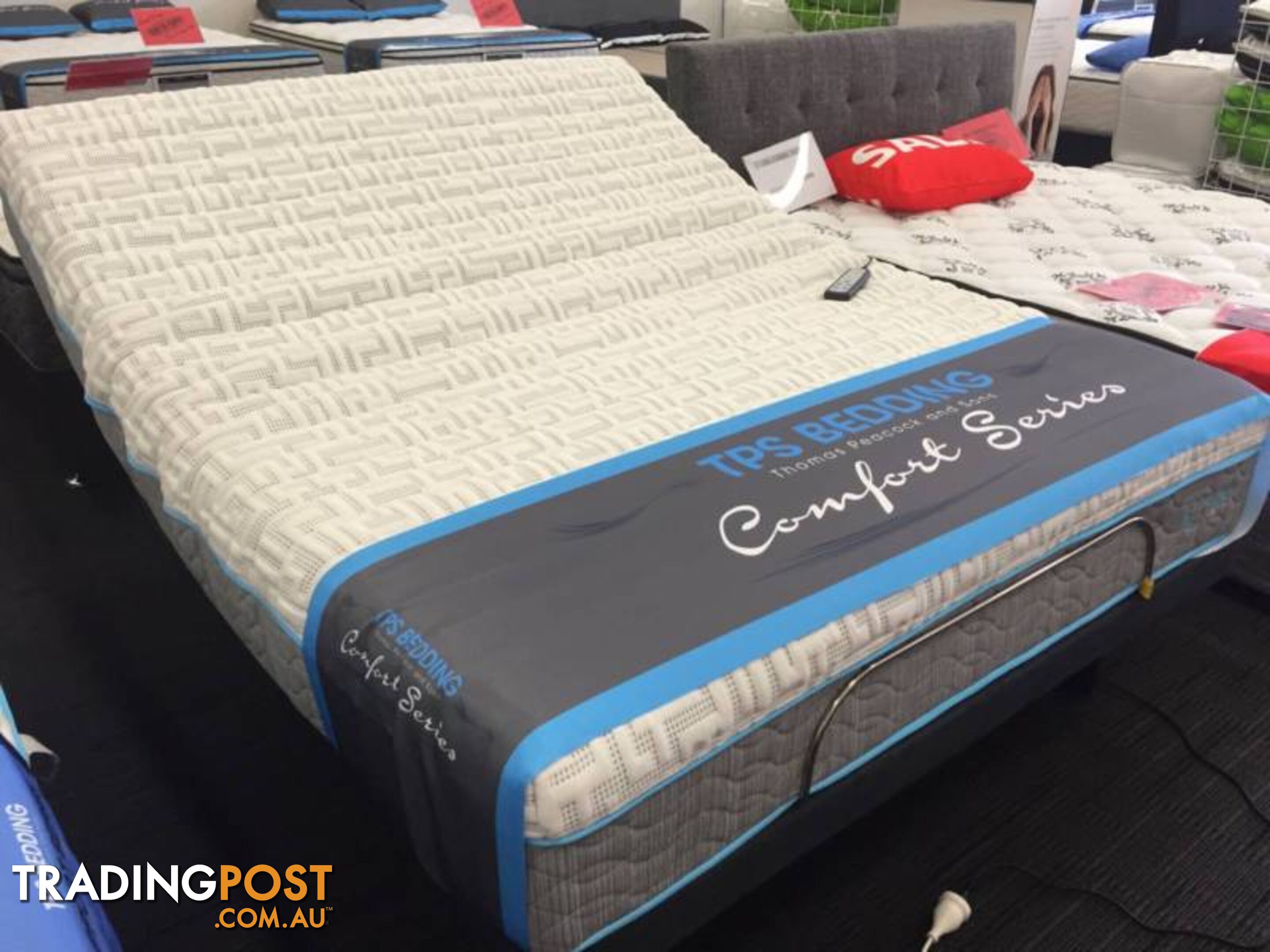 ELECTRIC QUEEN BED WITH ORTHOPEDIC MATTRESS- STOCK CLEARENCE