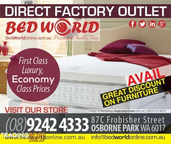 Orthopaedic Heavy Duty Queen Mattress- Brand New