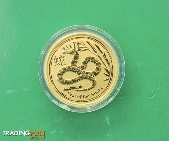 Perth Mint 2013 Lunar Year of the Snake 1/10oz Gold Collector Coin