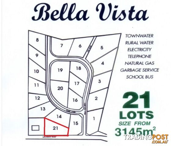 Lot 21 Bella Vista LAKE WYANGAN NSW 2680