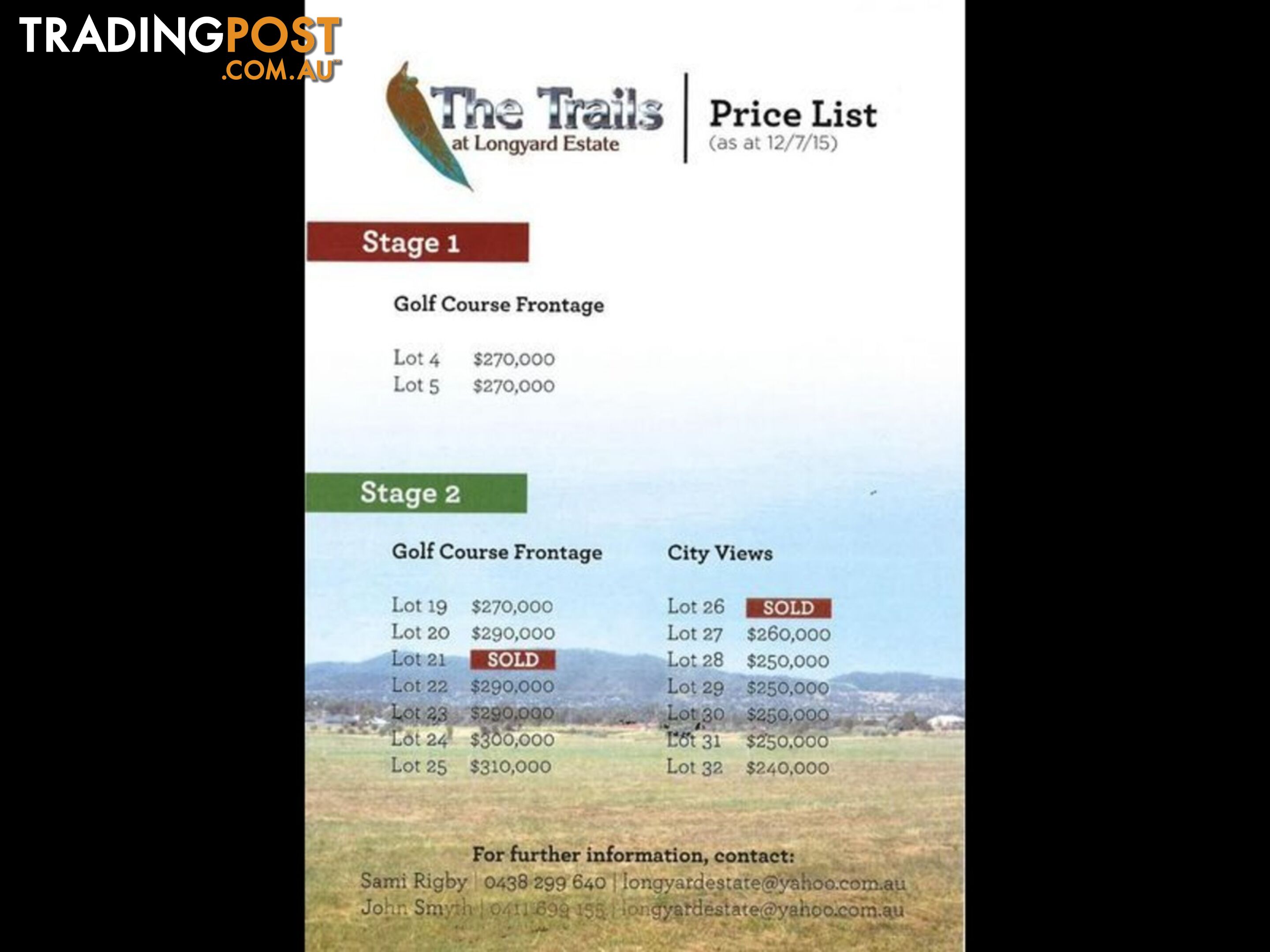 Lot 20/'The Trail Rodeo Drive TAMWORTH NSW 2340