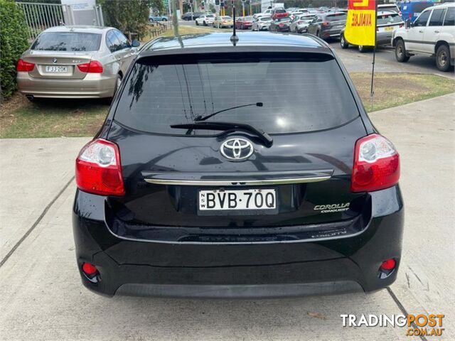 2010 TOYOTA COROLLA ASCENT ZRE152RMY10 5D HATCHBACK