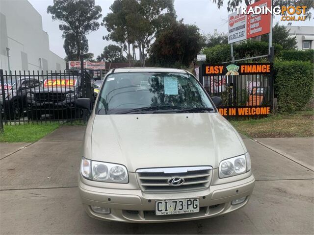 2005 HYUNDAI TRAJET V62 7  4D WAGON