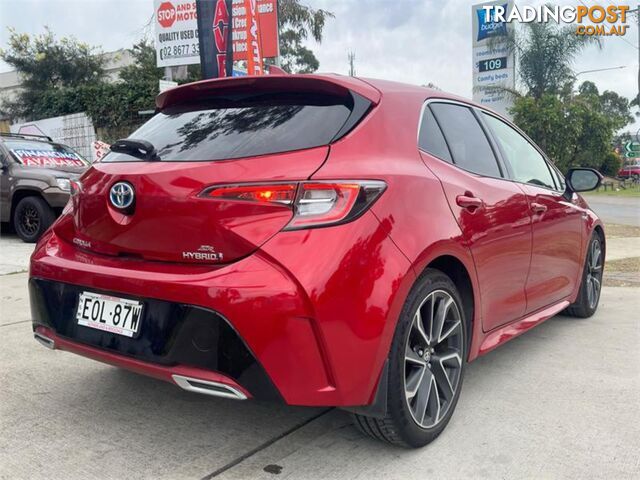 2020 TOYOTA COROLLA ZRHYBRID ZWE211R 5D HATCHBACK