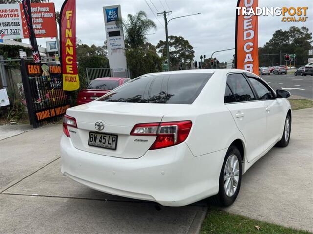 2013 TOYOTA CAMRY ALTISE ASV50R 4D SEDAN